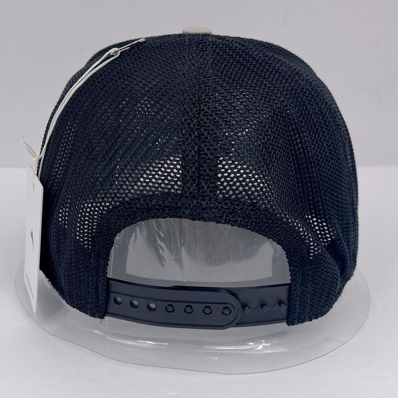 TOMMY BAHAMA CAP/HAT, MARLON FISH LOGO, BLACK COOL MESH,ADJUT STRAP, GREY COLOR - Picture 3 of 12